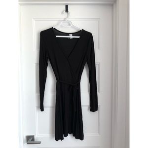 H&M Black Long Sleeve Dress